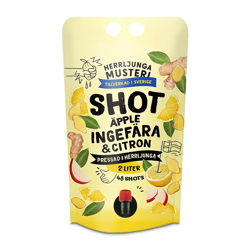 Shot Ingefära Påse 2 l från Herrljunga Musteri | #8015 | Shot