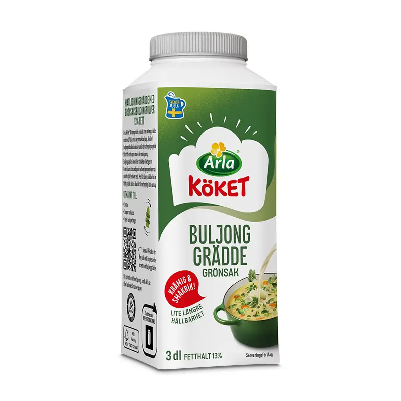 Buljonggrädde 13% 6 x 3 dl från Arla Köket | #339176 | Grädde