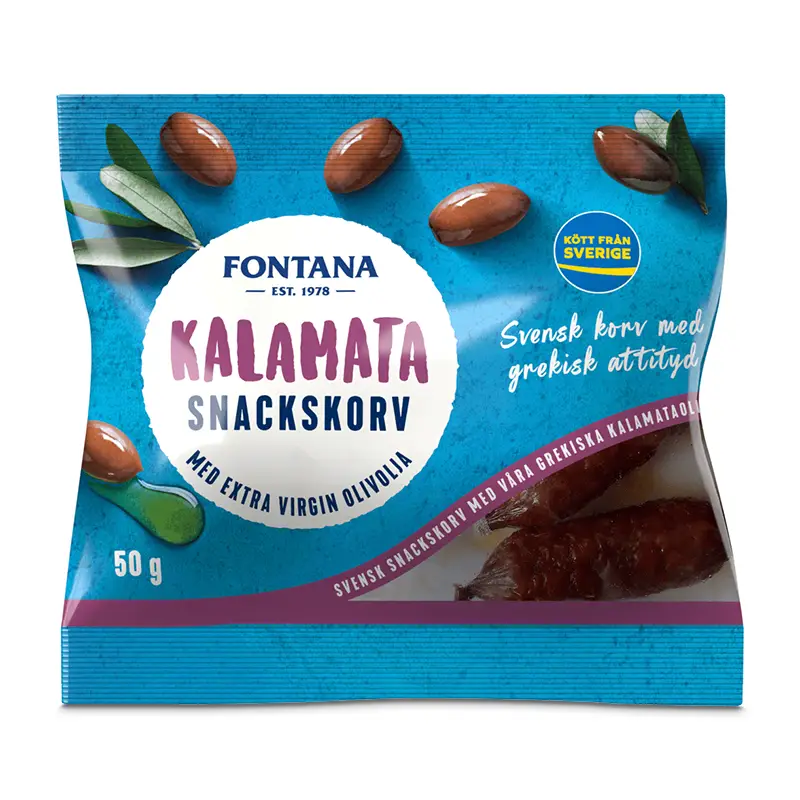 Snackskorv Kalamata 24 x 50 g från Fontana | #82204 | Ölkorv