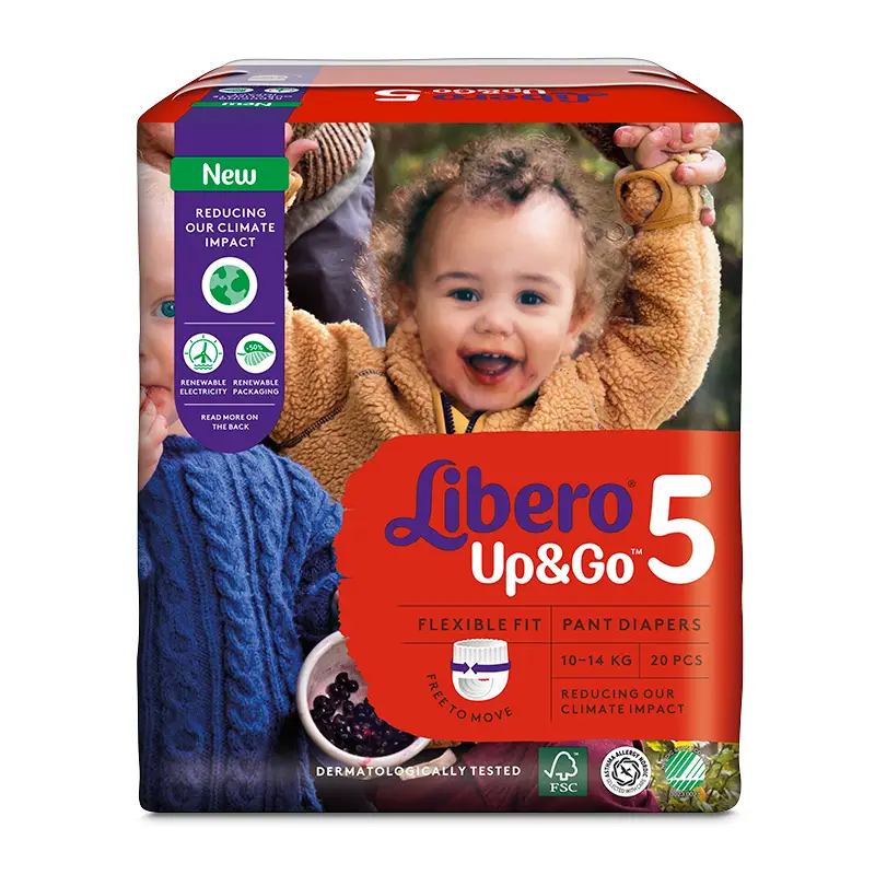 Byxblöjor UP&GO 5 (10-14 kg) 4 x 20 st från Libero | #8225 | Blöjor