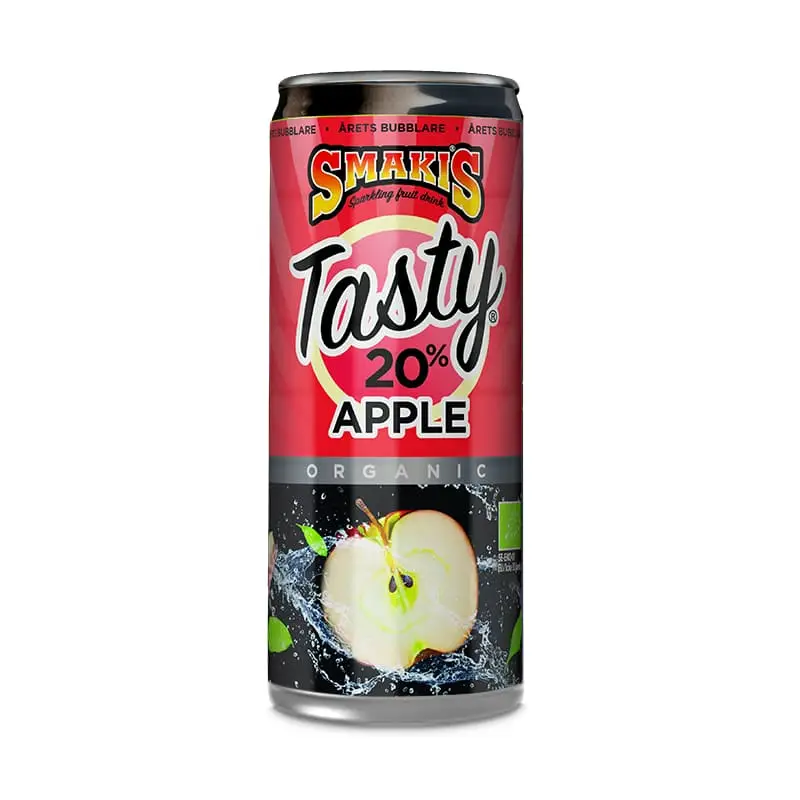 Tasty Äpple 24 x 33 cl från Smakis | #830033 | Fruktdryck