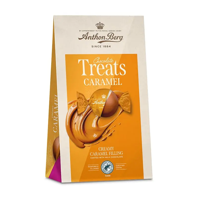 Chocolate Treats Caramel 10 x 112 g från Anthon Berg | #835 700 | Choklad