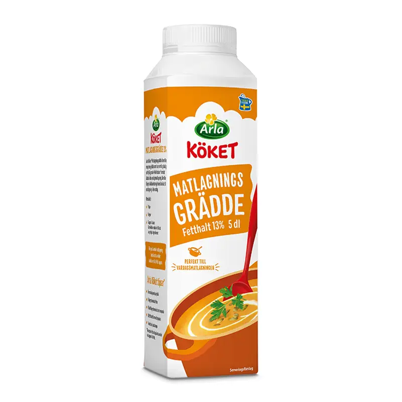 Matlagningsgrädde 13% 6 x 5 dl från Arla Köket | #8414 | Grädde