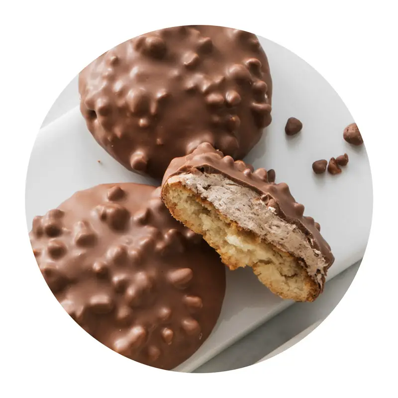 Lyxbiskvi Krokant, Glutenfri 12 x 65 g från Delicato | #843 | Kondisbitar
