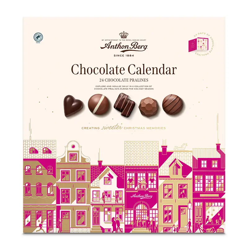 Chocolate Calendar 14 x 264 g från Anthon Berg | #845100 | Choklad