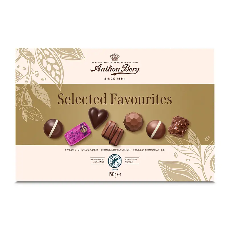 Selected Favourites 10 x 150 g från Anthon Berg | #846000 | Choklad