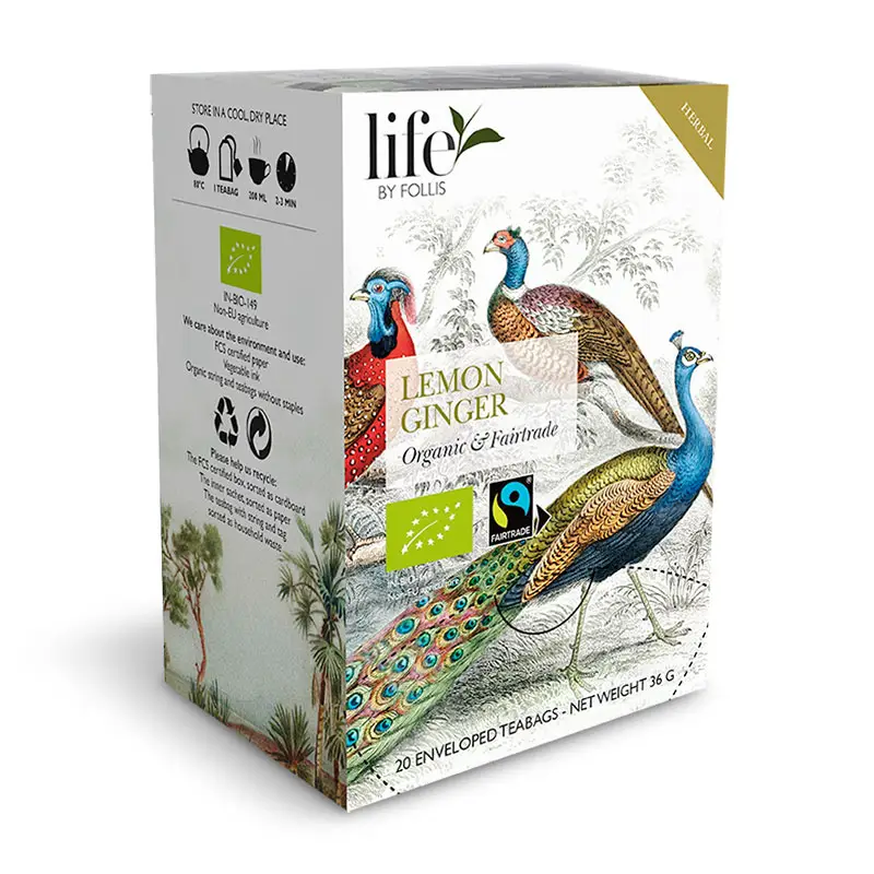 Citron & Ingefära 6 x 20 st från Life by Follis | #8512 | Te