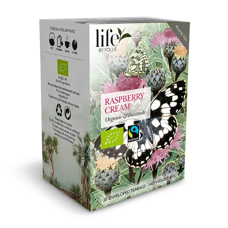 Hallon & Grädde 6 x 20 st från Life by Follis | #8583 | Te
