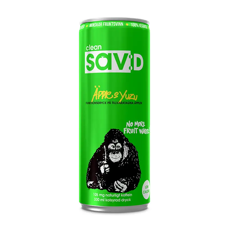 Clean sav:D Äpple/Yuzu 24 x 33 cl från Clean Drink | #87145 | Energidrycker