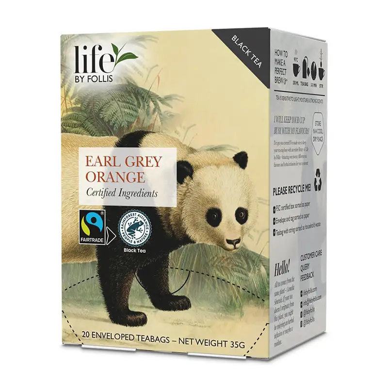 Earl Grey Orange Te 6 x 20 st från Life by Follis | #8746 | Te