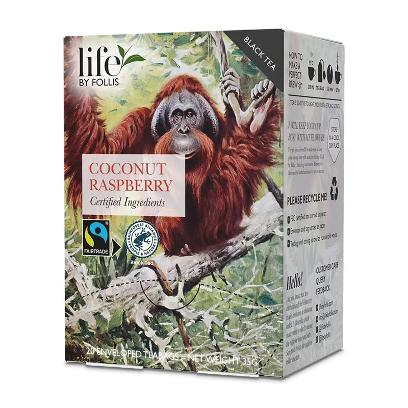 Coconut Raspberry Te 6 x 20 st från Life by Follis | #8783 | Te