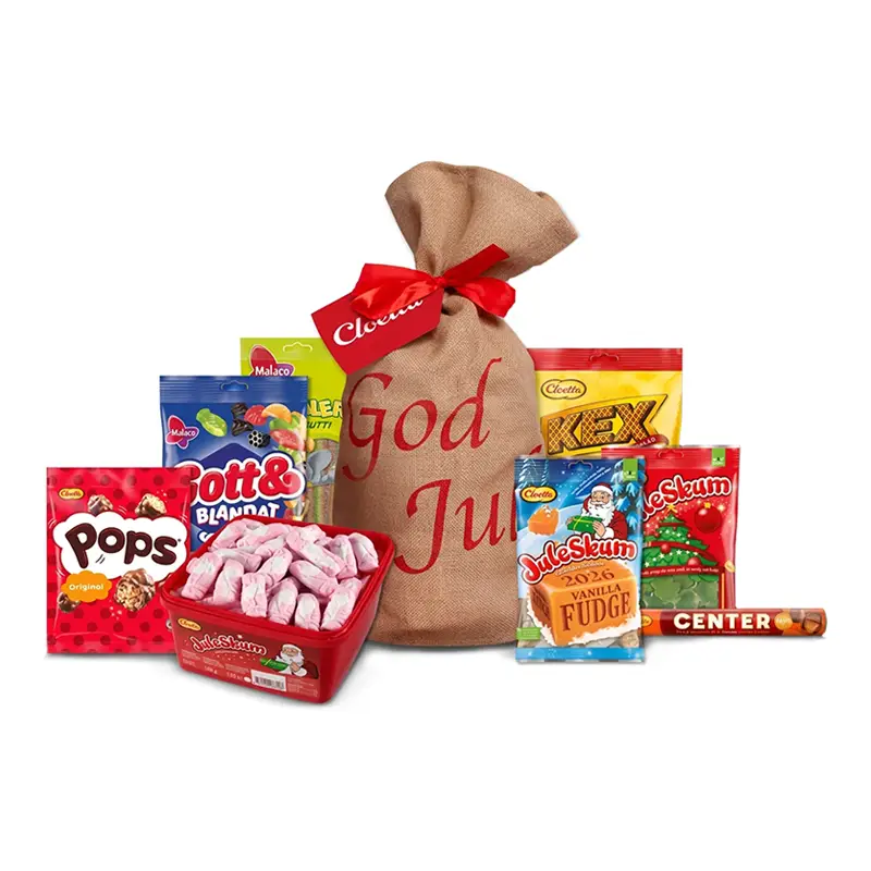 Julsäck Godis 1838 g från Cloetta | #88132 | Godis