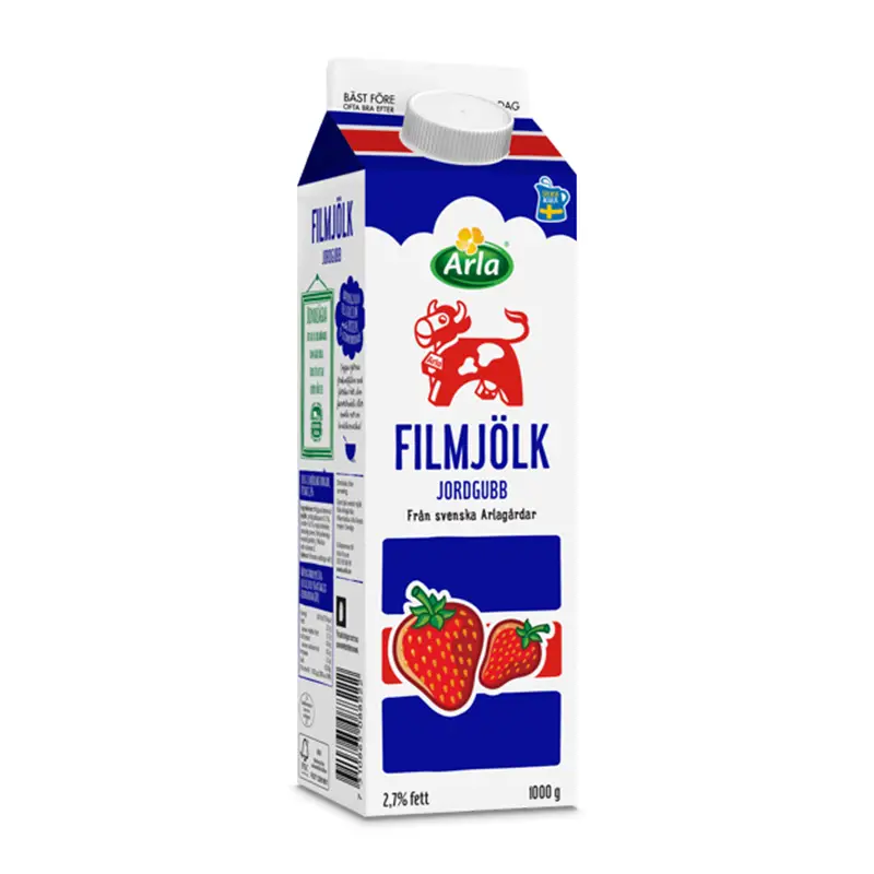 Filmjölk Jordgubb 2,7% 6 x 1 kg från Arla | #8822 | Filmjölk