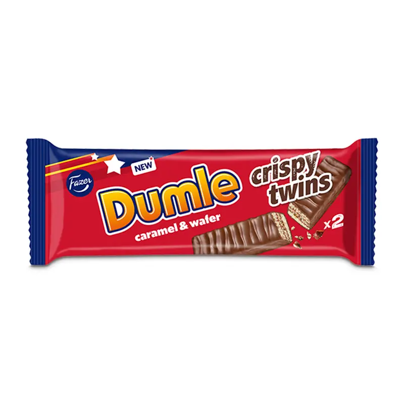 Dumle Crispy Twins 30 x 40 g från Fazer Konfektyr | #907696 | Choklad