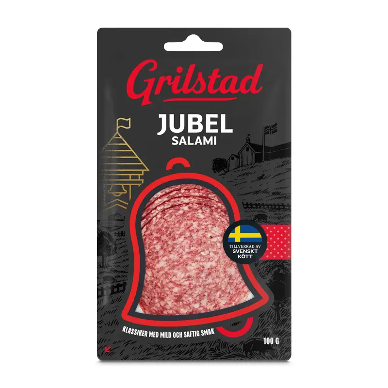 Jubelsalami 15 x 100 g från Grilstad | #912 | Salami