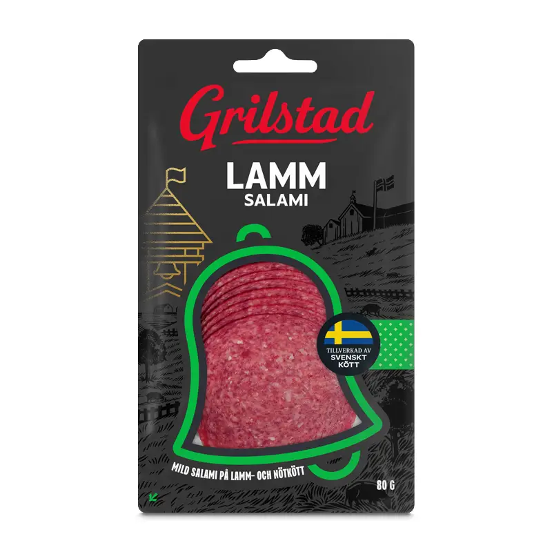 Lammsalami 13 x 80 g från Grilstad | #913 | Salami