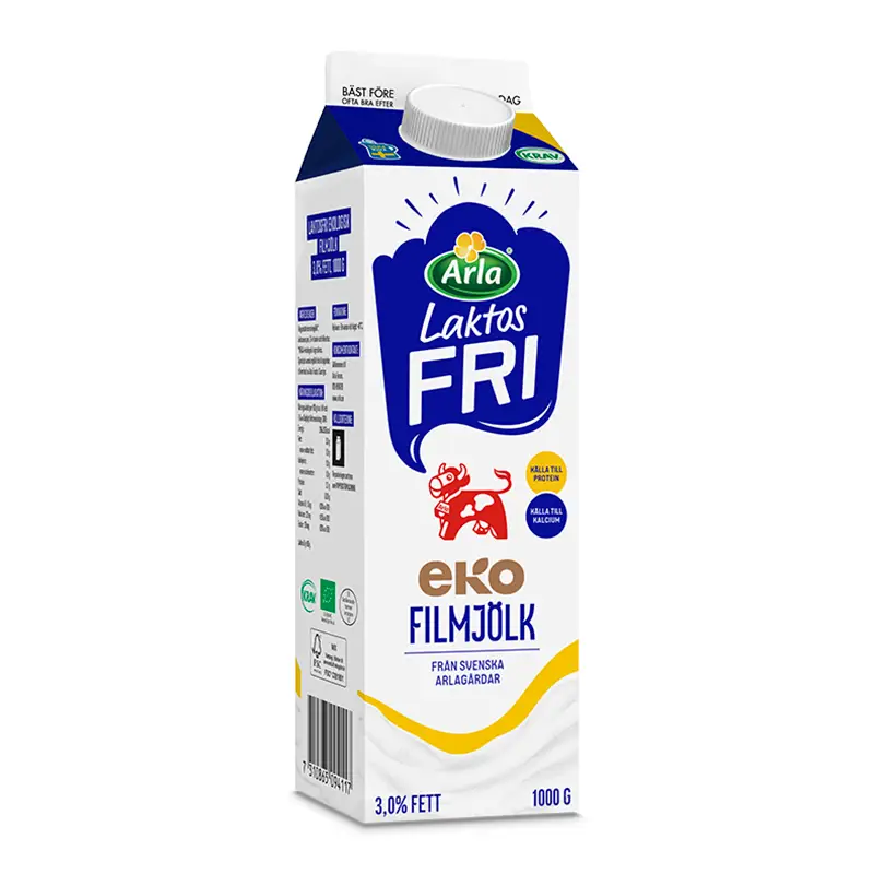 Laktosfri Filmjölk 3% 6 x 1 kg från Arla Ko | #9411 | Filmjölk