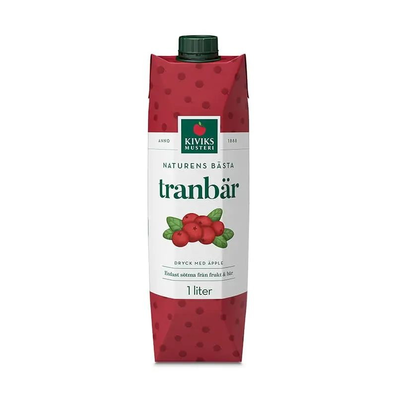 Expopall Tranbärsjuice 300 x 1 l från Kiviks Musteri | #94665 | Juice