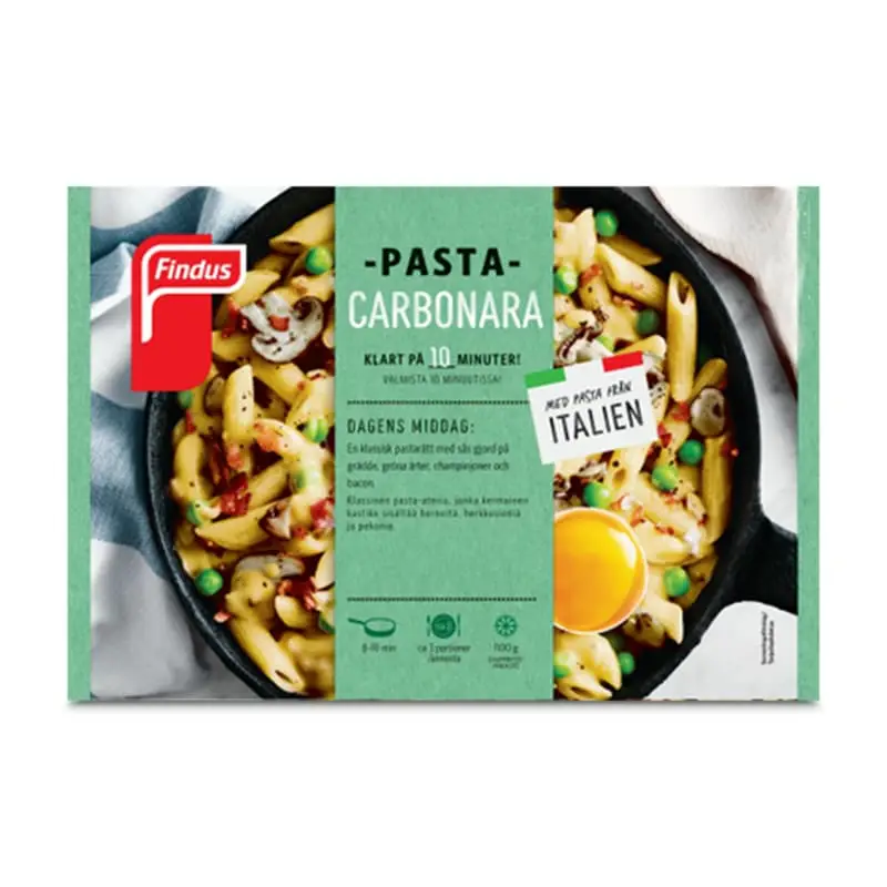 Pasta Carbonara 8 x 1000 g från Findus | #96020187 | Färdiglagade måltider
