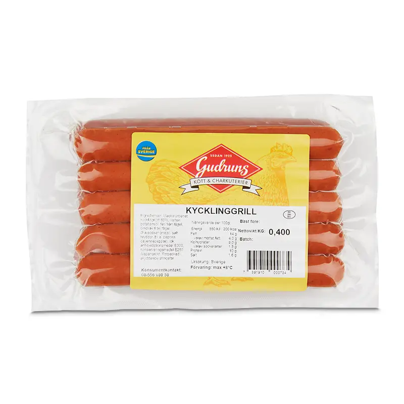 Kycklinggrill 400 g från Gudruns | #9641 | Korv
