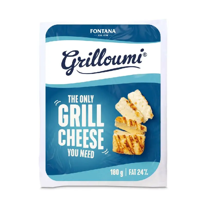 Grilloumi 8 x 180 g från Fontana | #97341 | Ost