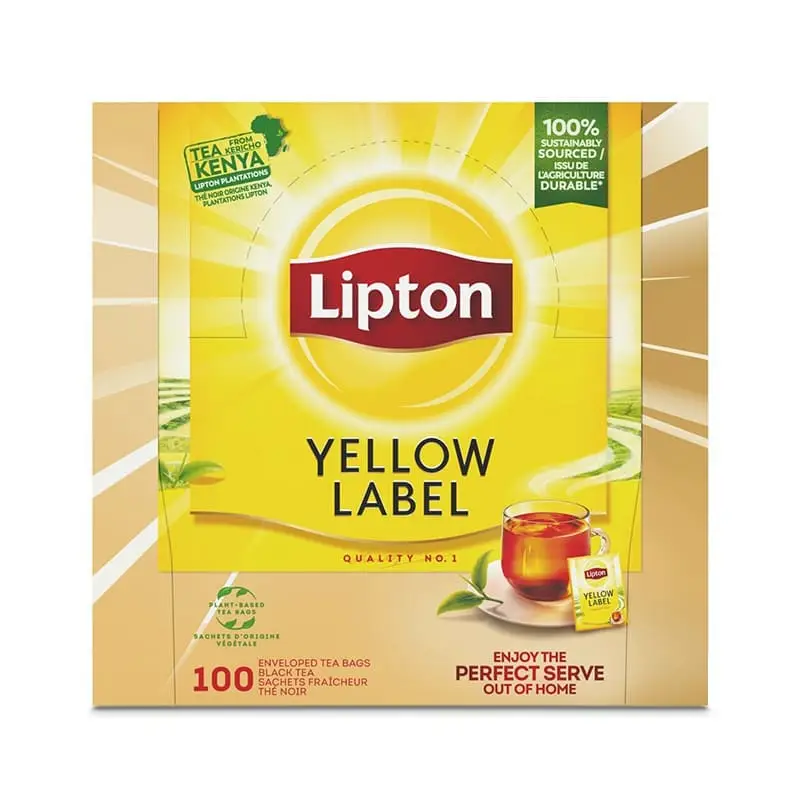 Yellow Label 100 st från Lipton | #973820 | Te