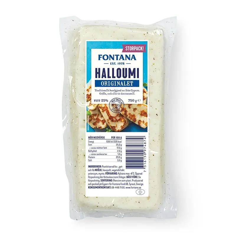 Halloumi Original 750 g från Fontana | #97951 | Ost