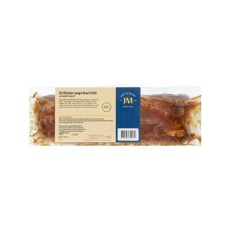 Marinerad Grillstav Paprika/Chili 7 x 900 g från JM Kött & Chark | #984 | Fläskkött