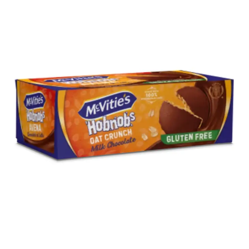 Oat Crunch Milk Chocolate Glutenfri 8 x 150 g från Mcvities | #995113 | Kakor & Söta kex