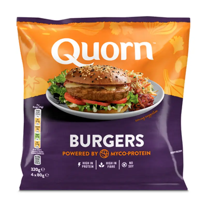 Quorn Burgers 12 x 320 g från Quorn | #A05161 | Hamburgare