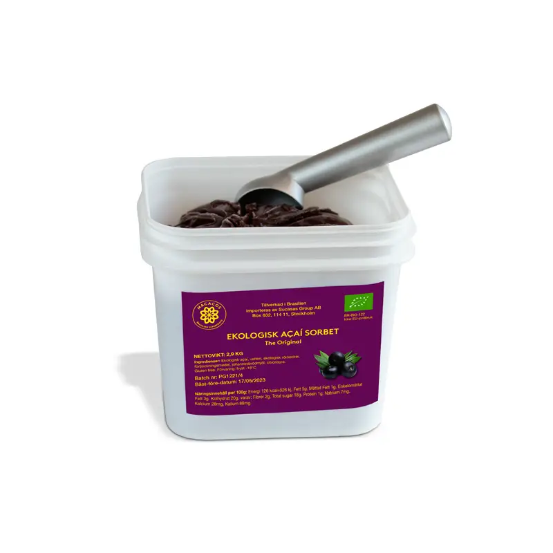 Acai Sorbet 2.9 l från Macacos | #2019 | Bär