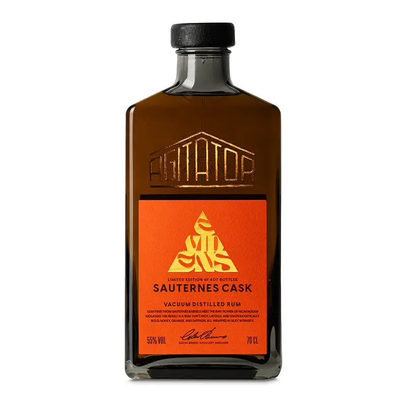 Evidens Sauternes Cask Rum 55% 1 x 70 cl från Agitator Destilleri | #5410 | Sprit