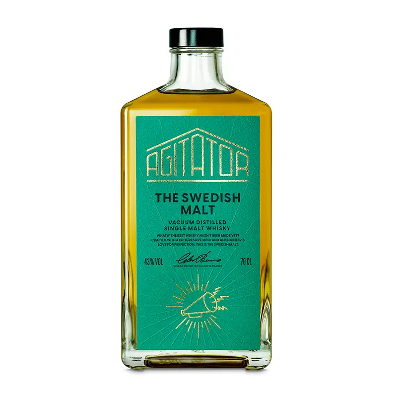 The Swedish Malt Whisky 43% 70 cl från Agitator Destilleri | #5011 | Sprit
