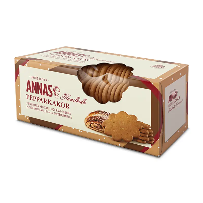 Pepparkakor Kanelbulle 12 x 150 g från Annas | #6561 | Kakor & Söta kex