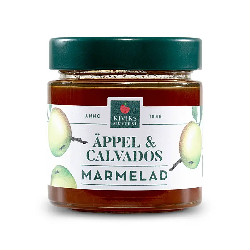 Marmelad Äpple & Calvados 10 x 220 g från Kiviks Musteri | #40930 | Sylt, Mos, Marmelad & Gelé