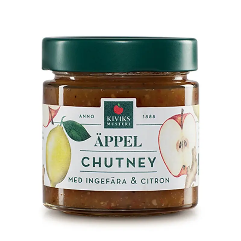 Äppelchutney Ingefära & Citron  10x200g från Kiviks Musteri | #43970 | Chutney