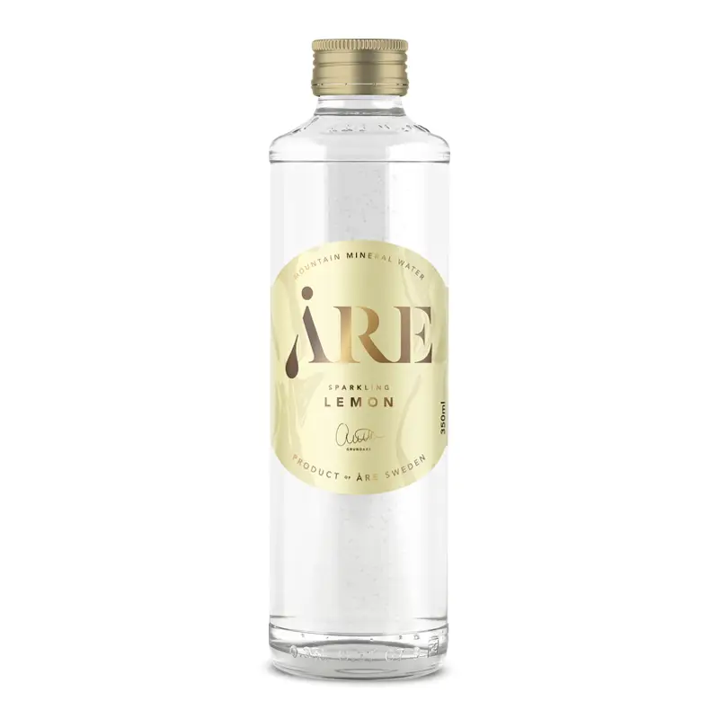 Sparkling Citrus GLAS 18 x 35 cl från Åre Water | #3007 | Vatten