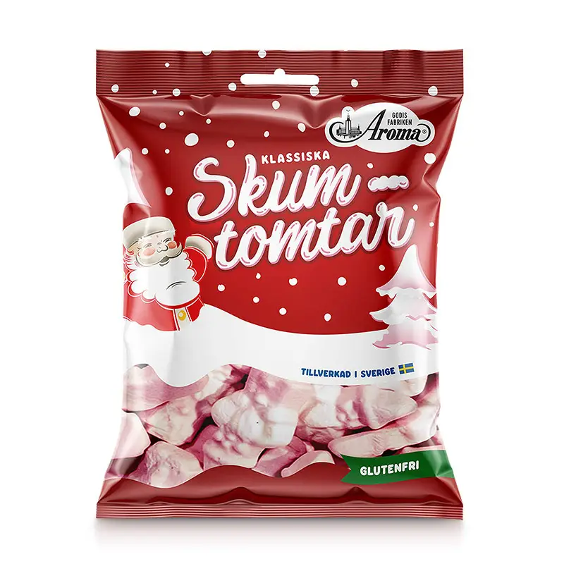 Skumtomtar 27 x 90 g från Aroma Konfektyr | #7918 | Godis