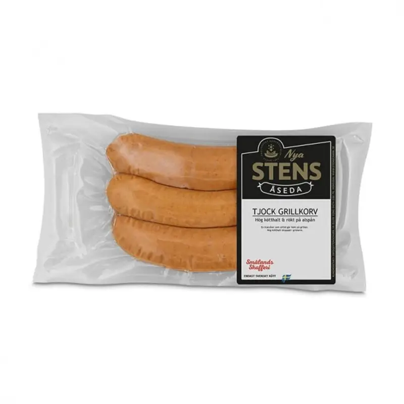 Åsedagrill 2-pack 6 x 200 g från Stens i Åseda | #78604 | Korv
