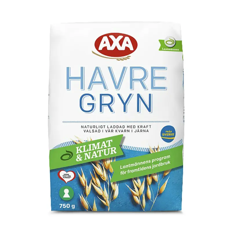 Havregryn 8 x 1.5 kg från AXA | #100377 | Ris & Gryn