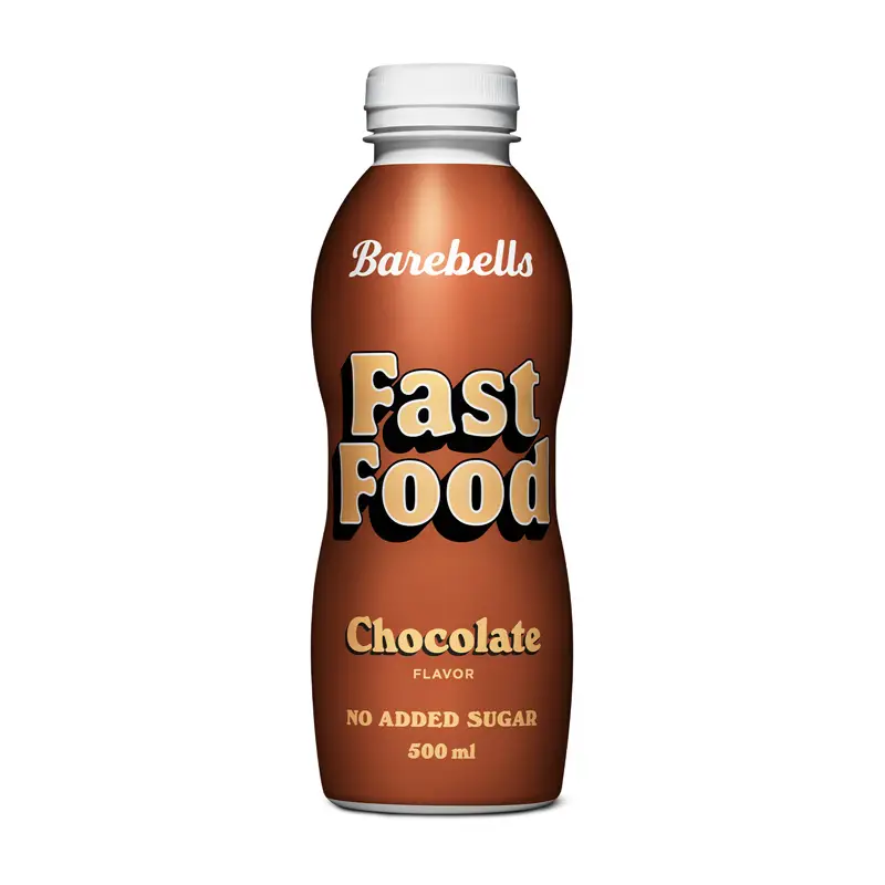 Fast Food Chocolate 12 x 500 ml från Barebells | #B6001 | Proteinshakes