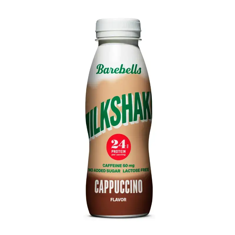 Proteinmilkshake Cappuccino 8 x 33 cl från Barebells | #B3020 | Proteinshakes