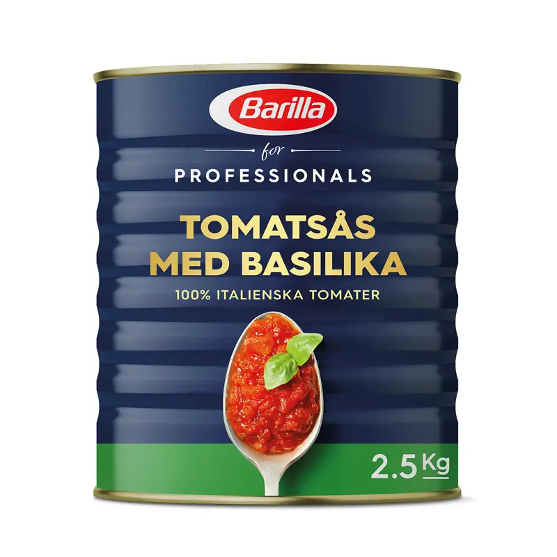 Pomodoro e Basilico 3 x 2.5 kg från Barilla | #018793 | Sås
