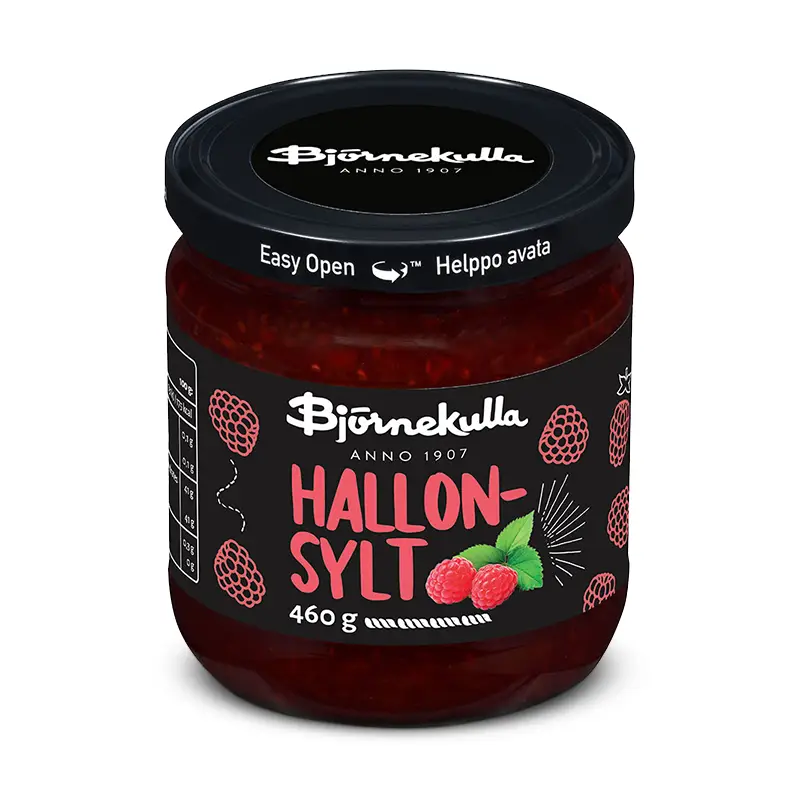 Hallonsylt 8 x 460 g från Björnekulla | #127006 | Sylt, Mos, Marmelad & Gelé