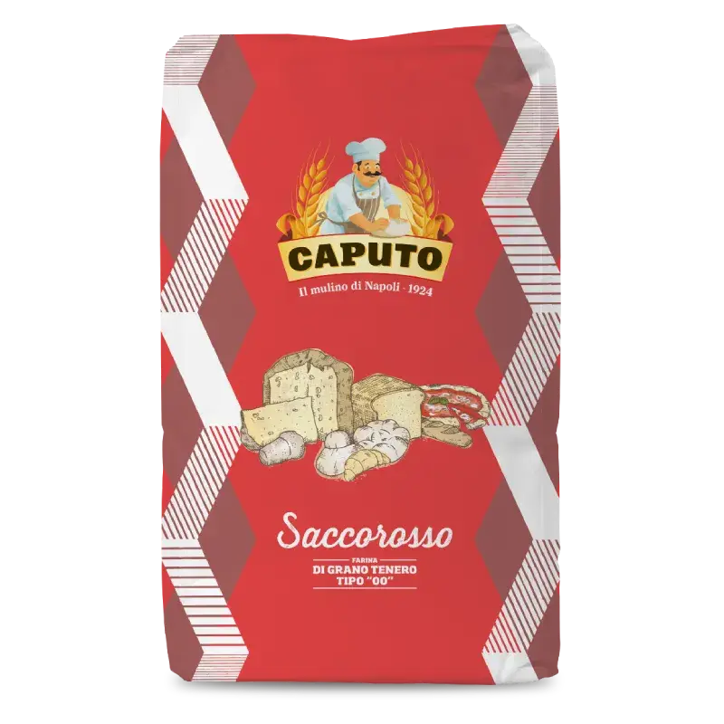 TIPO 00 RÖD SACCOROSSO 1 x 25 kg från Caputo | #CAP-SAC-25 | Bakprodukter