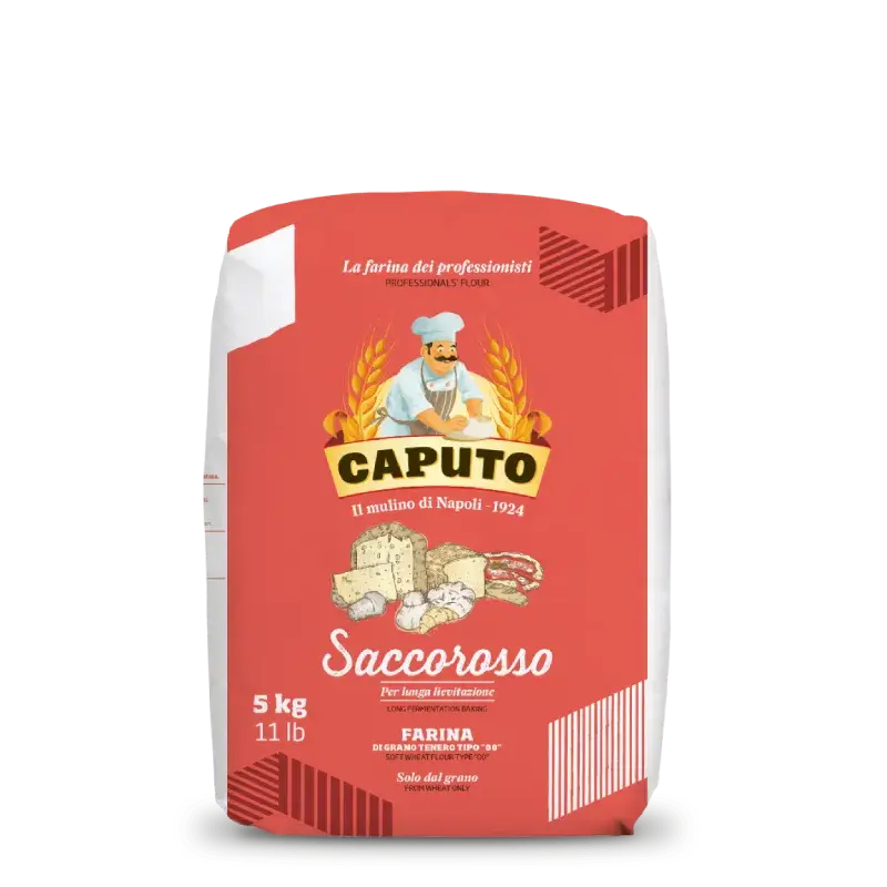TIPO 00 RÖD SACCOROSSO 1 x 5 kg från Caputo | #CAP-SAC-05 | Bakprodukter