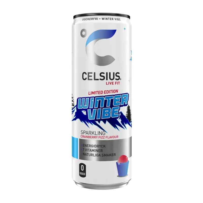 Winter Vibe Limited Edition 24 x 33.5 cl från Celsius | #433 | Energidrycker