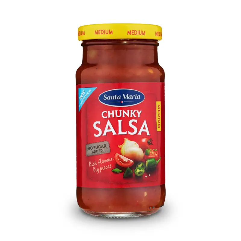 Chunky Salsa Medium 12 x 230 g från Santa Maria | #200088 | Sås
