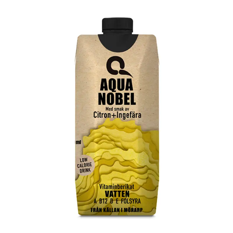 ALIVE Citron Ingefära  12 x 50 cl från Aqua Nobel | #720912220112 | Funktionsdryck