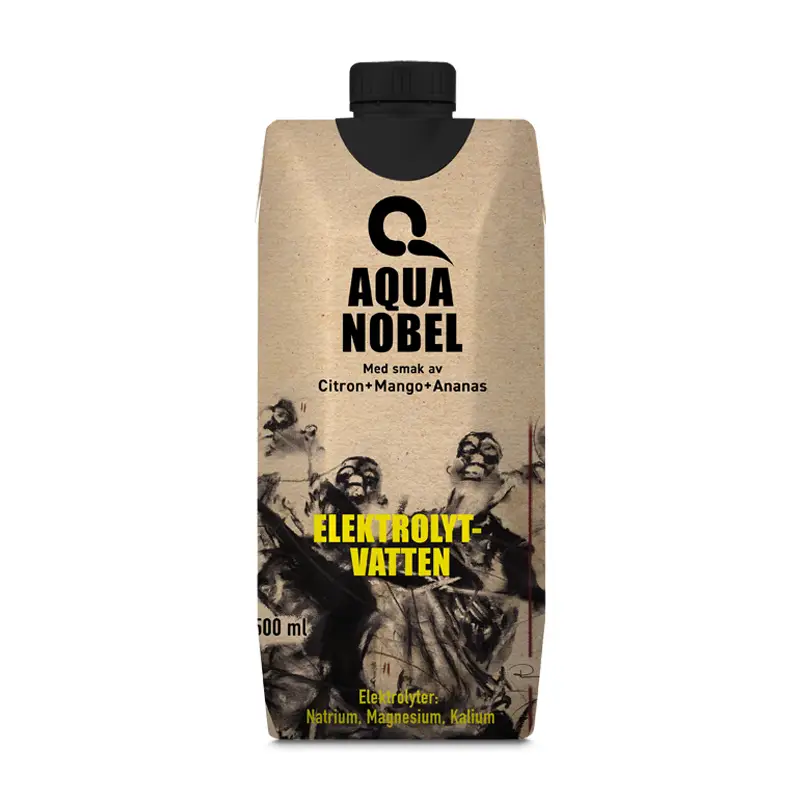 Elektrolytvatten Ananas, Mango & Citron 12 x 50 cl från Aqua Nobel | #72182220112 | Funktionsdryck